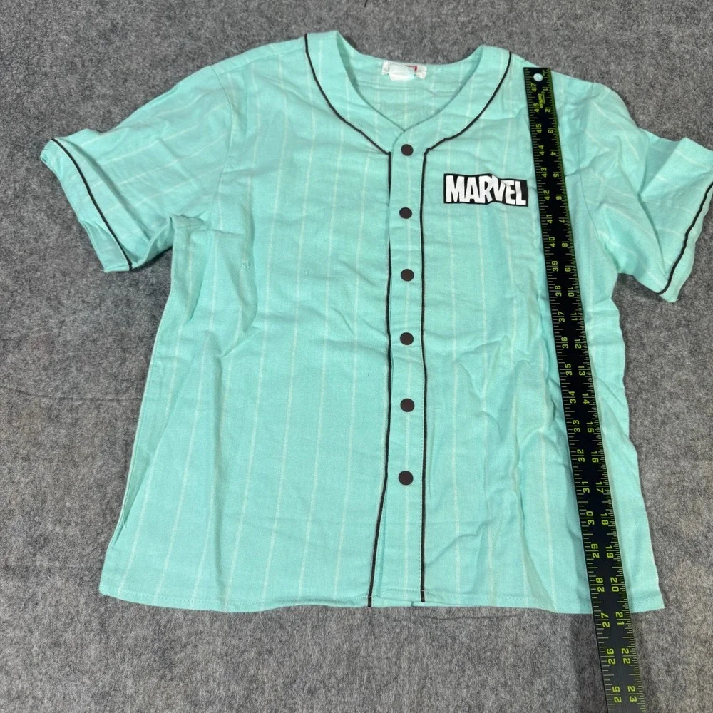 Marvel Avengers Kids 3-Piece Set Baseball Jersey T-Shirt Mesh Shorts Size 6